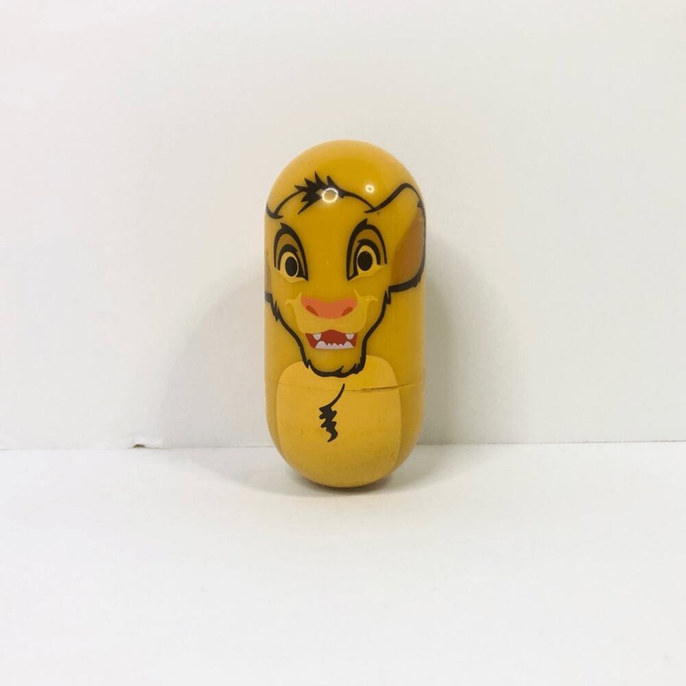 disney simba the lion king wobbler bean 3 inch yellow kellogg‎ cereal 2005-06